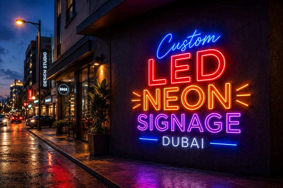 Custom LED Neon Signage Manufacturer in Dubai