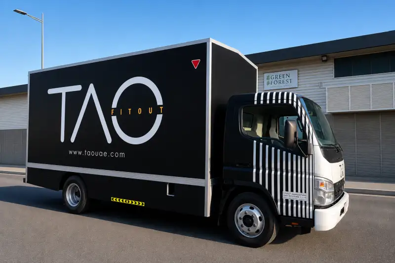 Custom Truck graphic design in Dubai