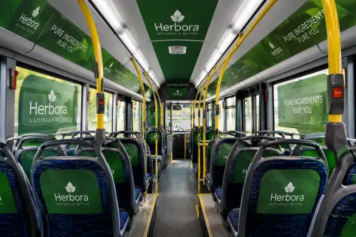 Interior Branding of Bus
